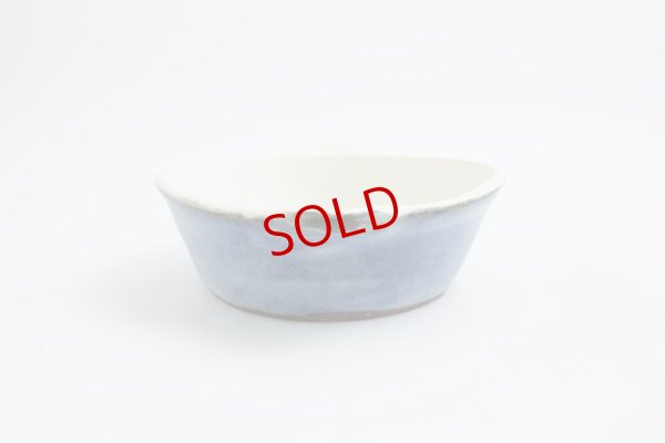 画像3: 八木橋昇「青白　楕円グラタン皿（耐熱陶器）」