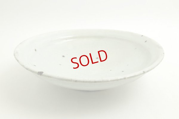 画像6: 八田亨「青粉引　7寸リム皿」