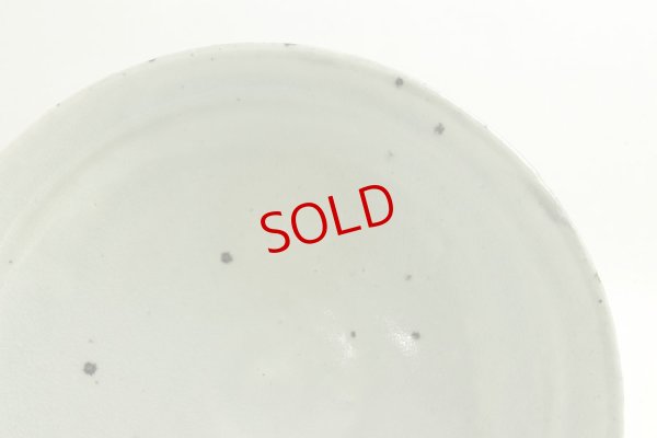 画像5: 八田亨「青粉引　7寸リム皿」