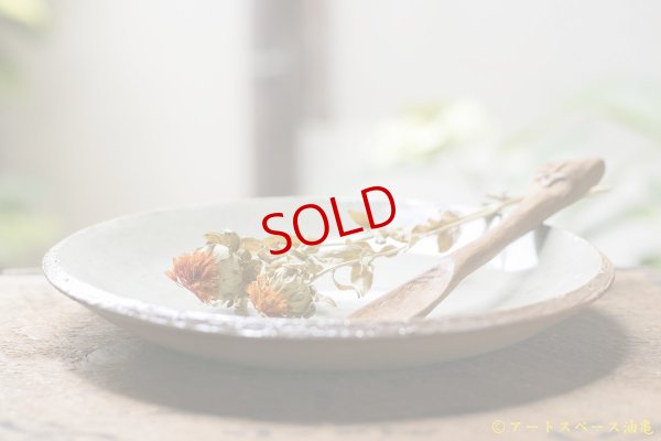 画像3: 寺村光輔　泥並釉　８寸丸皿（薪）