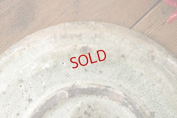 画像7: 八田亨　白掛リム皿　L