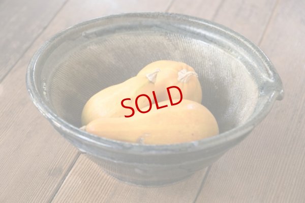 画像2: 八木橋昇　黒呉須　帯すり鉢 ７寸