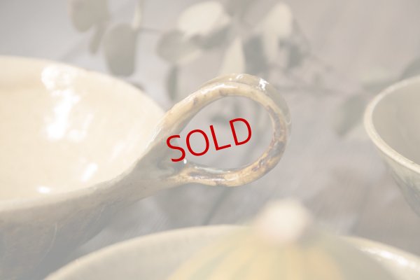 画像4: 八木橋昇　白飴掛分面取　スープ丸マグ【アソート作品】