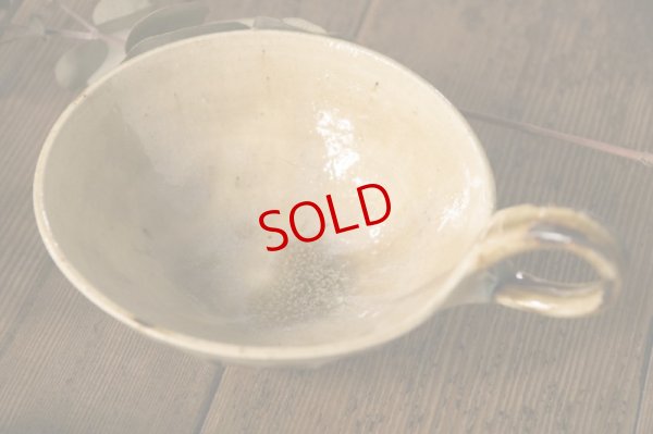 画像3: 八木橋昇　白飴掛分面取　スープ丸マグ【アソート作品】