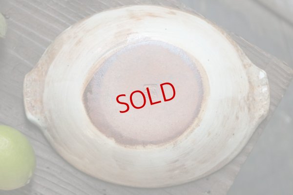 画像7: 古谷浩一　渕荒粉引　耳付楕円深鉢【アソート作品】