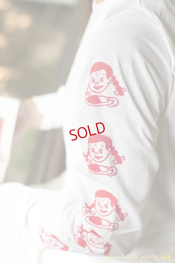 画像2: カレーちゃん家　カレー大好きガール　ロングTee（WHITE／RED）【レターパック対応商品】