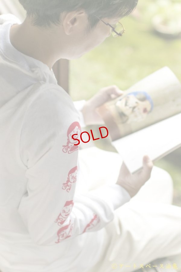 画像5: カレーちゃん家　カレー大好きガール　ロングTee（WHITE／RED）【レターパック対応商品】