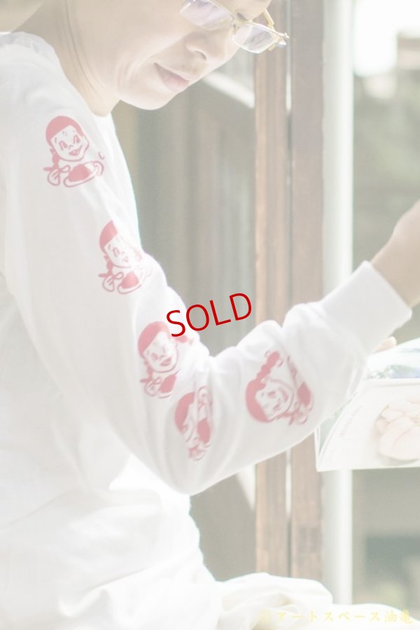 画像8: カレーちゃん家　カレー大好きガール　ロングTee（WHITE／RED）【レターパック対応商品】