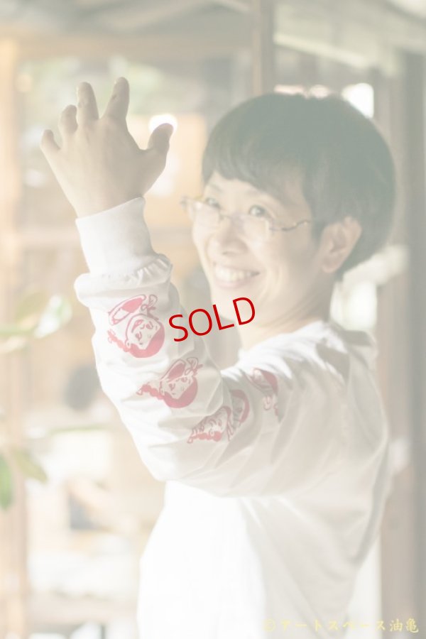 画像10: カレーちゃん家　カレー大好きガール　ロングTee（WHITE／RED）【レターパック対応商品】