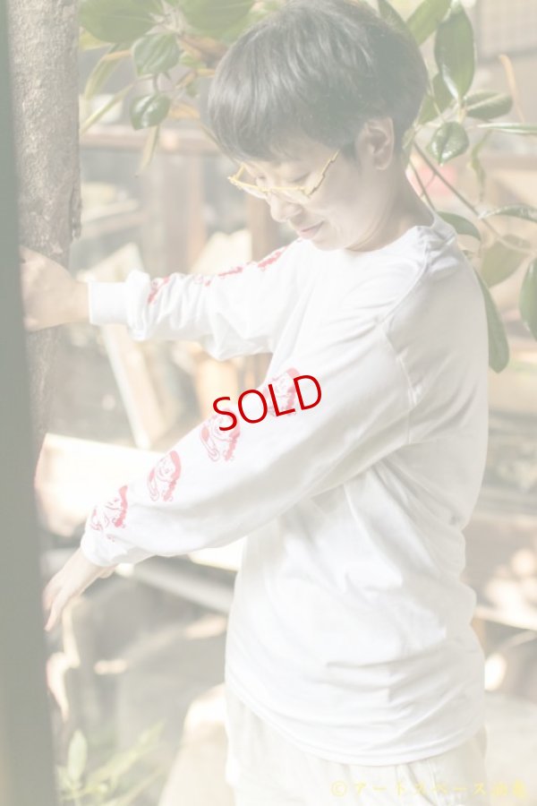 画像3: カレーちゃん家　カレー大好きガール　ロングTee（WHITE／RED）【レターパック対応商品】