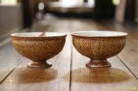 江口香澄　アフリカ彫刻　高杯鉢（大）