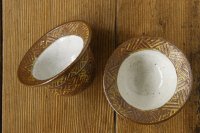 江口香澄　アフリカ彫刻　帽子豆鉢【アソート作品】
