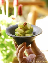 古谷浩一　サビ釉　あさがお鉢　11cm　【アソート作品】