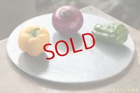 古谷浩一　グレー釉　フラットプレートＬ（３０ｃｍ）【アソート作品】