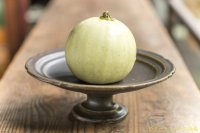 古谷浩一　サビ釉　彫刻コンポート皿　 １８ｃｍ【アソート作品】