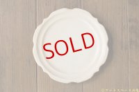 古谷浩一　鉄散　彫刻皿　７寸【アソート作品】