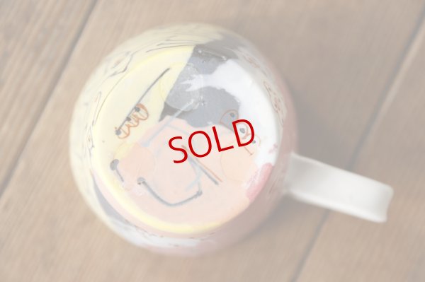 画像5: 浜坂尚子　色絵マグ　取手細い