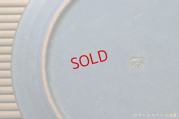 画像19: 長谷川哲也　洋皿　２４ｃｍ　青【アソート作品】