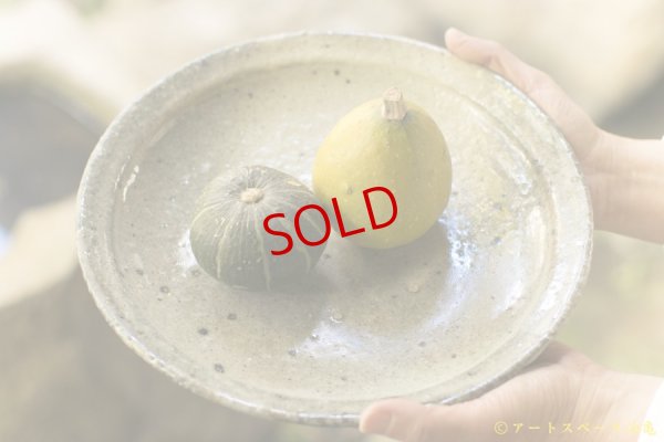 画像6: 八田亨「白掛　リム皿　L」