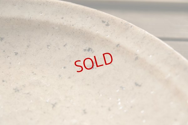 画像5: 八田亨　白掛リム皿　L