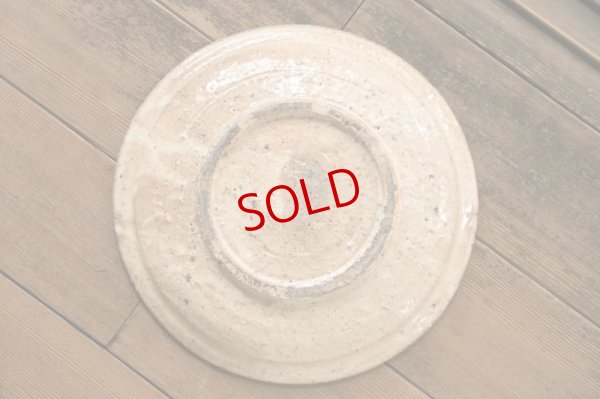 画像7: 八田亨　白掛リム皿　L