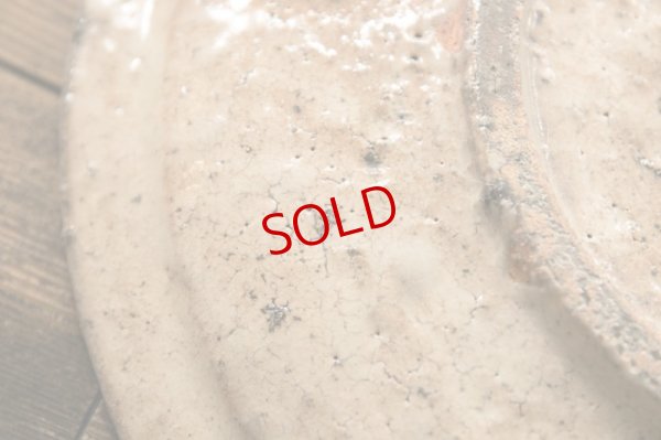 画像8: 八田亨　白掛リム皿　L