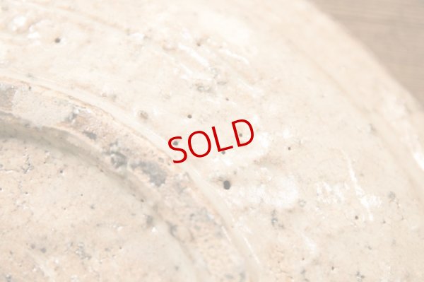 画像10: 八田亨　白掛リム皿　L