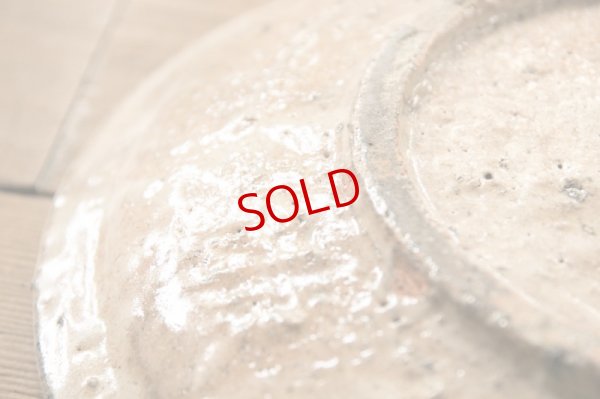 画像12: 八田亨　白掛リム皿　L