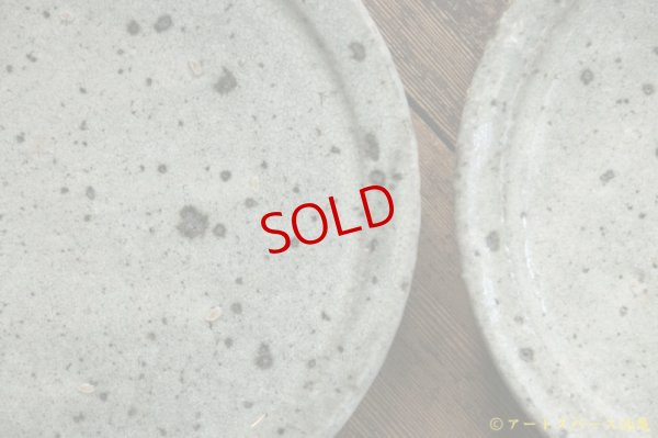 画像4: 八田亨　白掛　リム皿 (L)