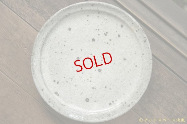 画像3: 八田亨　白掛　リム皿 (L)