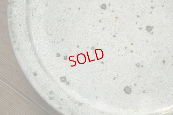 画像4: 八田亨　白掛　リム皿 (L)