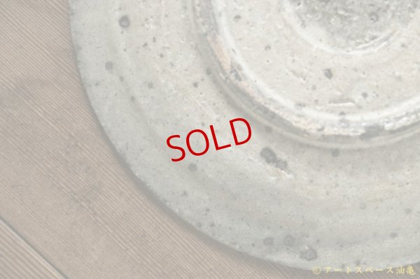 画像9: 八田亨　白掛　リム皿 (L)