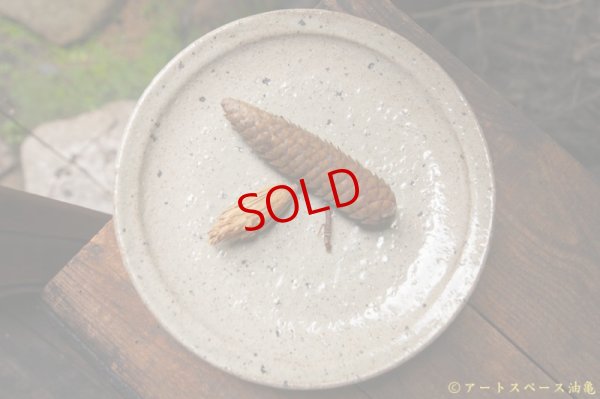 画像2: 八田亨　ブドウ灰リム皿（Ｌ）