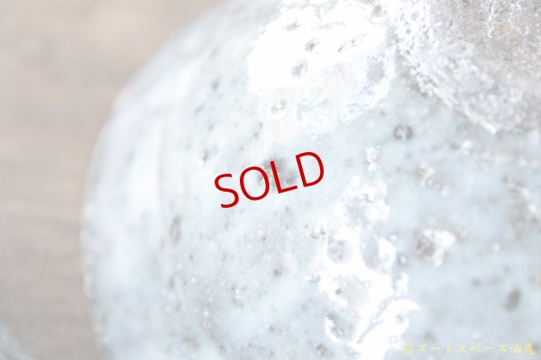 画像10: 八田亨　にご桃農園　清水白桃灰　５寸たわみリム鉢