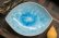 画像1: 間美恵　亜鉛華結晶　葉鉢皿 (1)