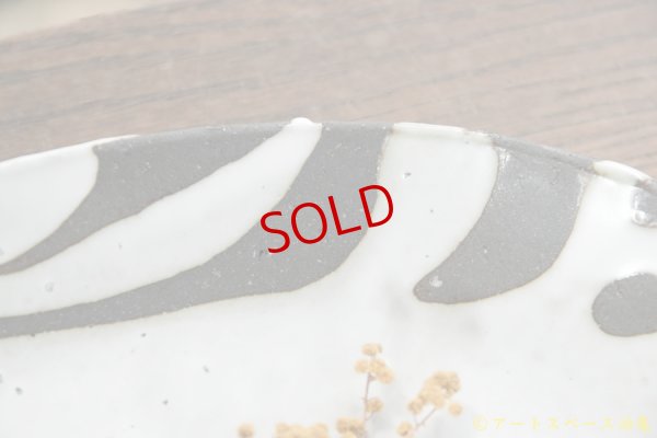 画像4: 肥後博己　流掛分楕円平鉢