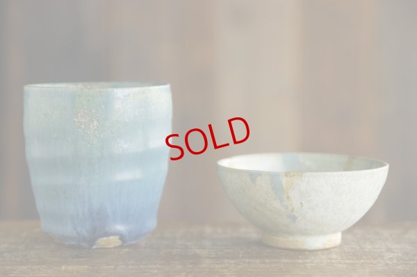 画像3: あよお　一点物カップ あお／茶杯 貝と海