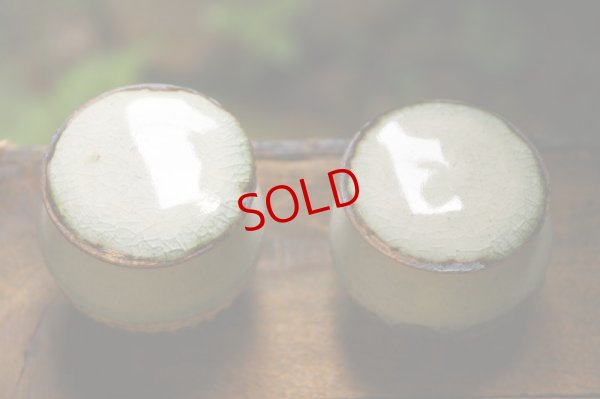 画像2: 加藤祥孝　灰釉　しのぎ小壺 