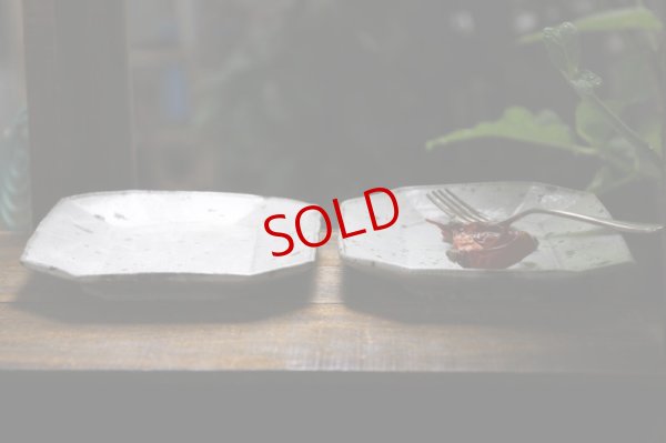 画像5: 加藤祥孝　グレー粉引 8.5寸八角長皿