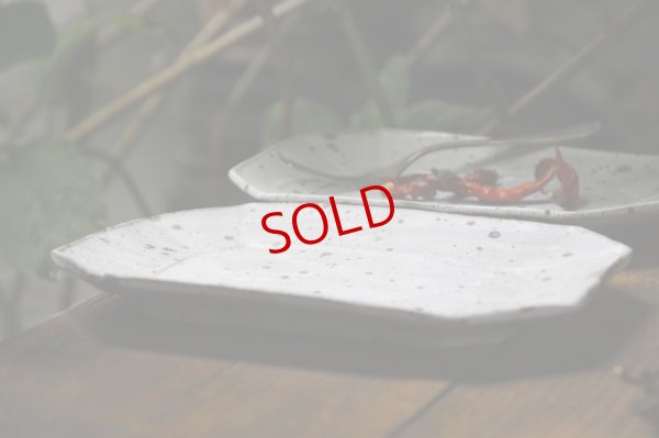 画像8: 加藤祥孝　グレー粉引 8.5寸八角長皿