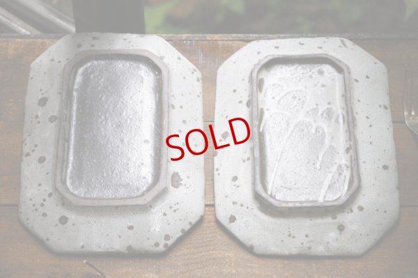 画像13: 加藤祥孝　グレー粉引 8.5寸八角長皿