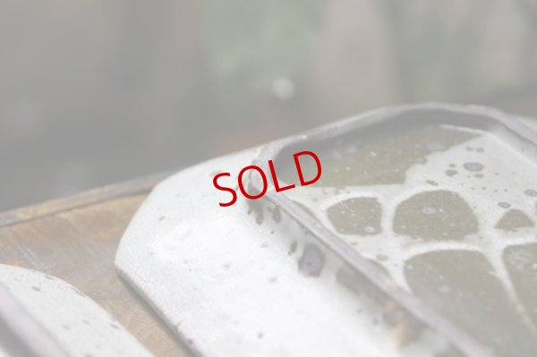 画像17: 加藤祥孝　グレー粉引 8.5寸八角長皿