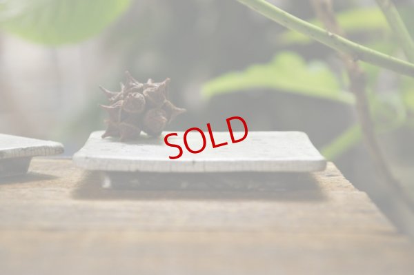 画像6: 加藤祥孝　グレー粉引 4寸角板皿