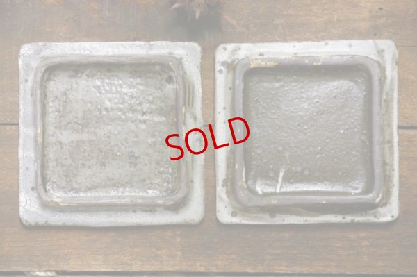 画像8: 加藤祥孝　グレー粉引 4寸角板皿