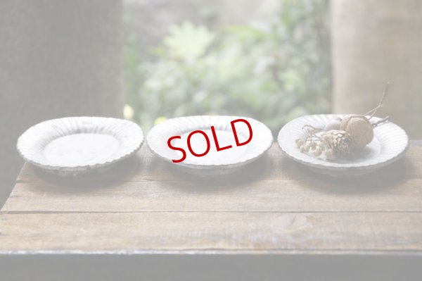 画像6: 加藤祥孝　グレー粉引 7寸楕円輪花皿