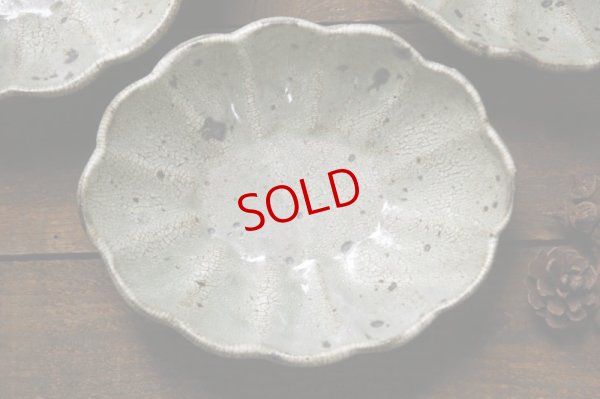 画像4: 加藤祥孝　荒山葵粉引 6寸楕円輪花深鉢