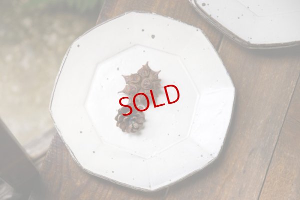 画像3: 加藤祥孝　粉引　7寸八角皿【アソート作品】