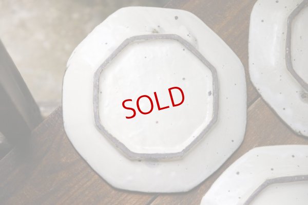 画像7: 加藤祥孝　粉引　7寸八角皿【アソート作品】