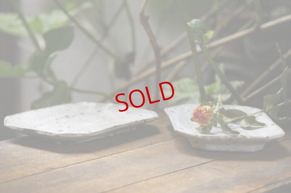 画像3: 加藤祥孝　グレー粉引 　7.5寸八角長皿