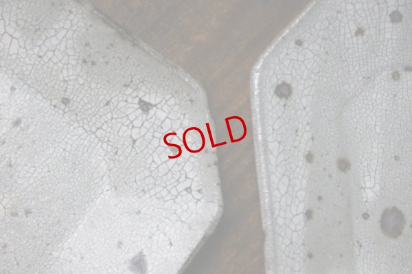 画像6: 加藤祥孝　グレー粉引 　7.5寸八角長皿